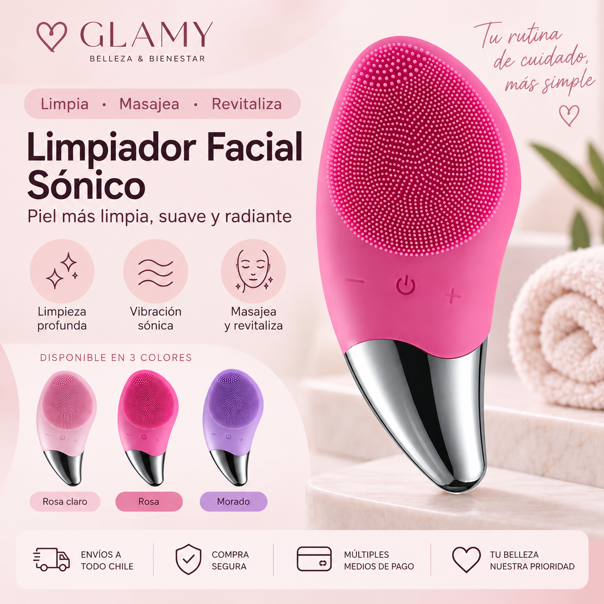 Limpiador Facial Sónico